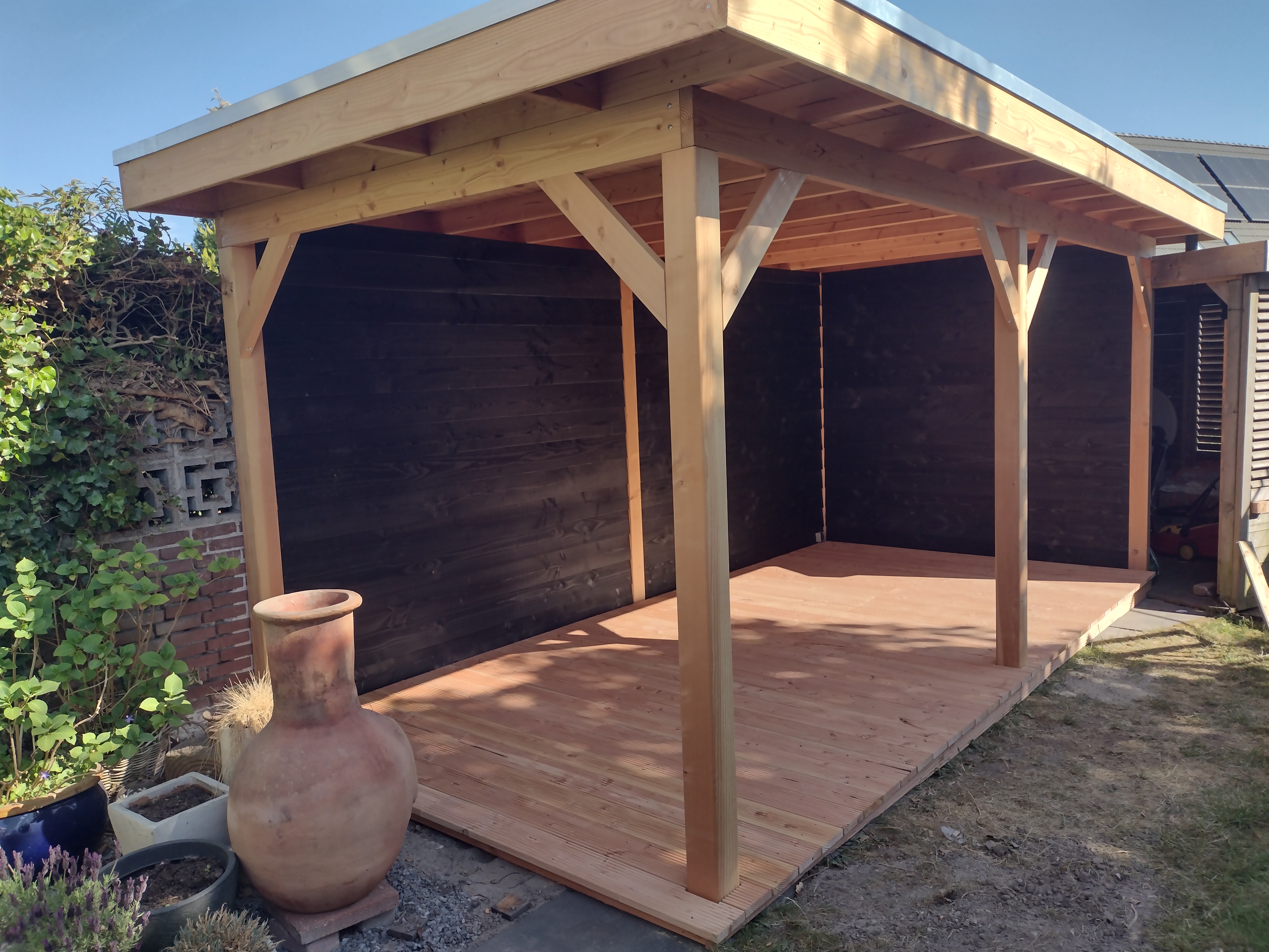 Maatwerk overkapping in Heerhugowaard